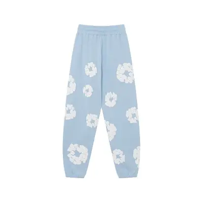 EM Sneakers Denim Tears The Cotton Wreath Sweatpants Baby Blue 02