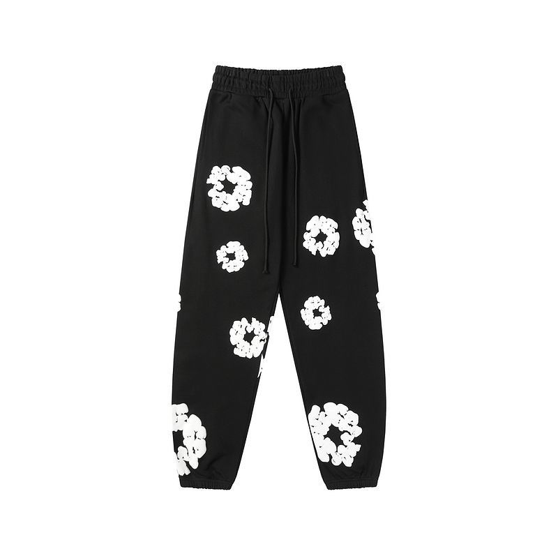 EM Sneakers Denim Tears The Cotton Wreath Sweatpants Black