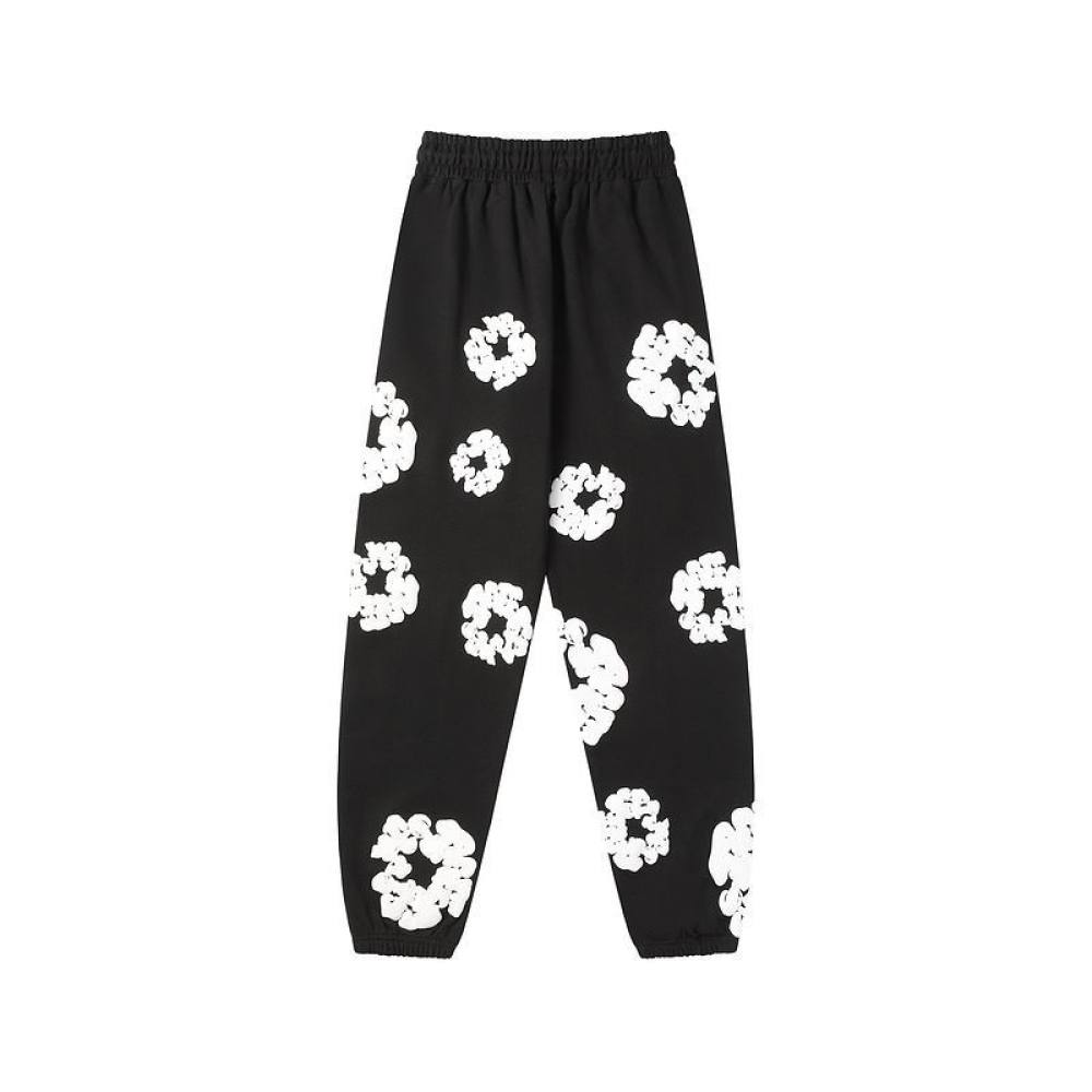 EM Sneakers Denim Tears The Cotton Wreath Sweatpants Black