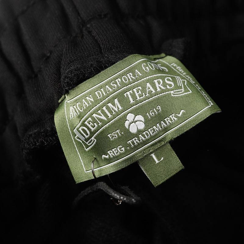 EM Sneakers Denim Tears The Cotton Wreath Sweatpants Black