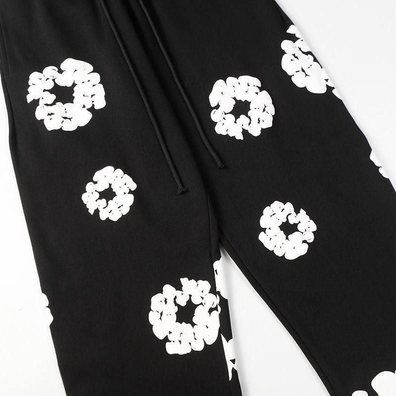 EM Sneakers Denim Tears The Cotton Wreath Sweatpants Black