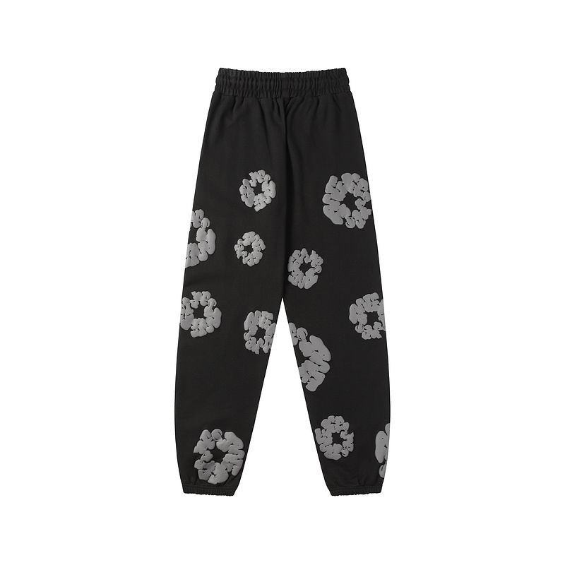 EM Sneakers Denim Tears The Cotton Wreath Sweatpants Black Monochrome