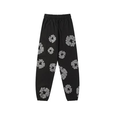 EM Sneakers Denim Tears The Cotton Wreath Sweatpants Black Monochrome 02
