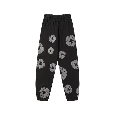 EM Sneakers Denim Tears The Cotton Wreath Sweatpants Black Monochrome 02