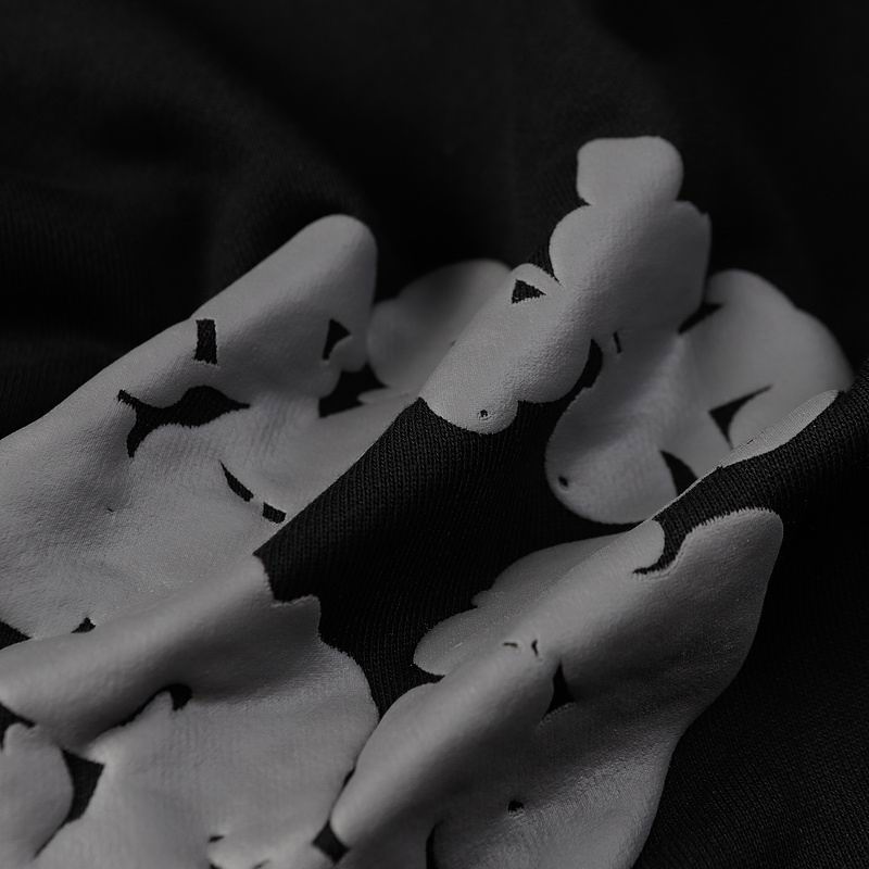 EM Sneakers Denim Tears The Cotton Wreath Sweatpants Black Monochrome