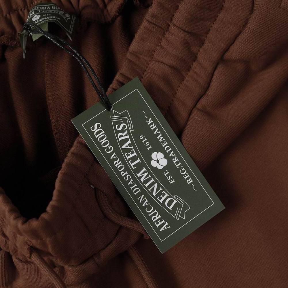 EM Sneakers Denim Tears The Cotton Wreath Sweatpants Brown
