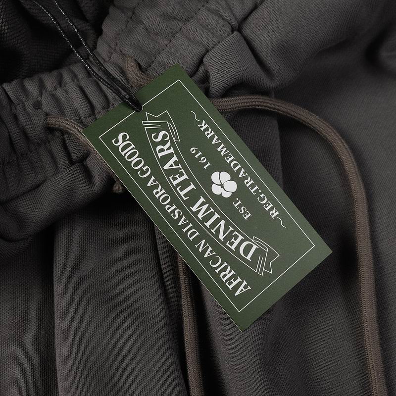 EM Sneakers Denim Tears The Cotton Wreath Sweatpants Dark Gray