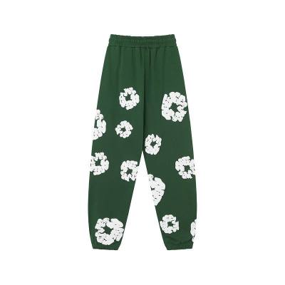 EM Sneakers Denim Tears The Cotton Wreath Sweatpants Green 02