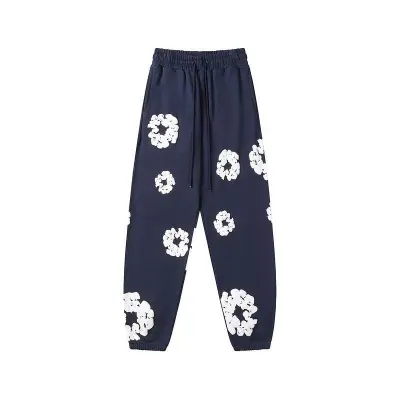 EM Sneakers Denim Tears The Cotton Wreath Sweatpants Navy 02