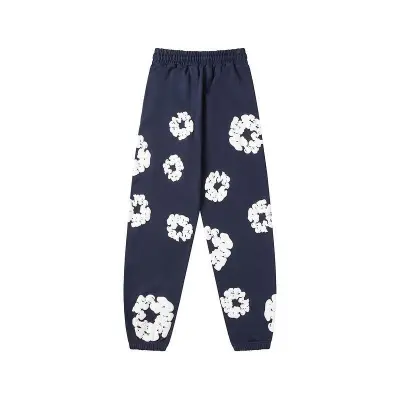 EM Sneakers Denim Tears The Cotton Wreath Sweatpants Navy 01