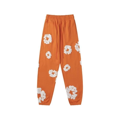 EM Sneakers Denim Tears The Cotton Wreath Sweatpants Orange 01