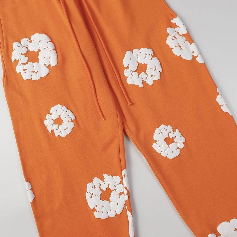 EM Sneakers Denim Tears The Cotton Wreath Sweatpants Orange
