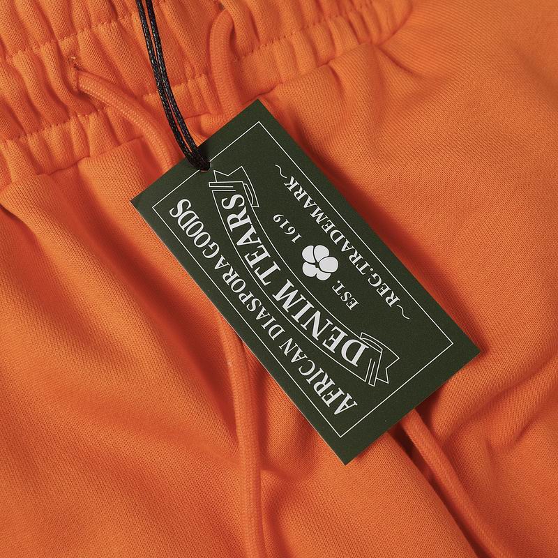 EM Sneakers Denim Tears The Cotton Wreath Sweatpants Orange