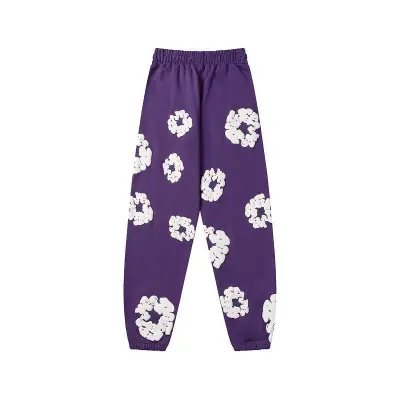 EM Sneakers Denim Tears The Cotton Wreath Sweatpants Purple 02
