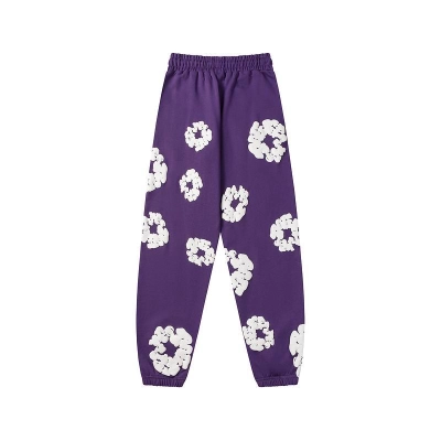 EM Sneakers Denim Tears The Cotton Wreath Sweatpants Purple 02