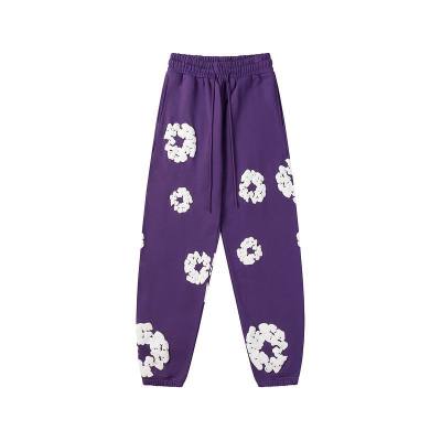 EM Sneakers Denim Tears The Cotton Wreath Sweatpants Purple 01