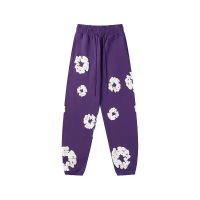 EM Sneakers Denim Tears The Cotton Wreath Sweatpants Purple 01