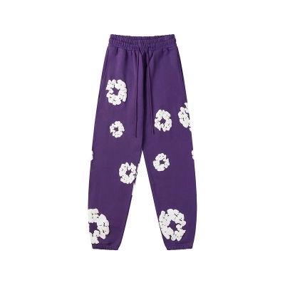EM Sneakers Denim Tears The Cotton Wreath Sweatpants Purple 01