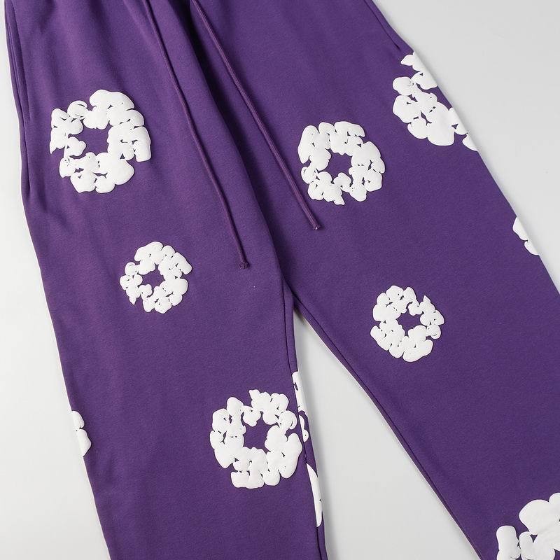 EM Sneakers Denim Tears The Cotton Wreath Sweatpants Purple