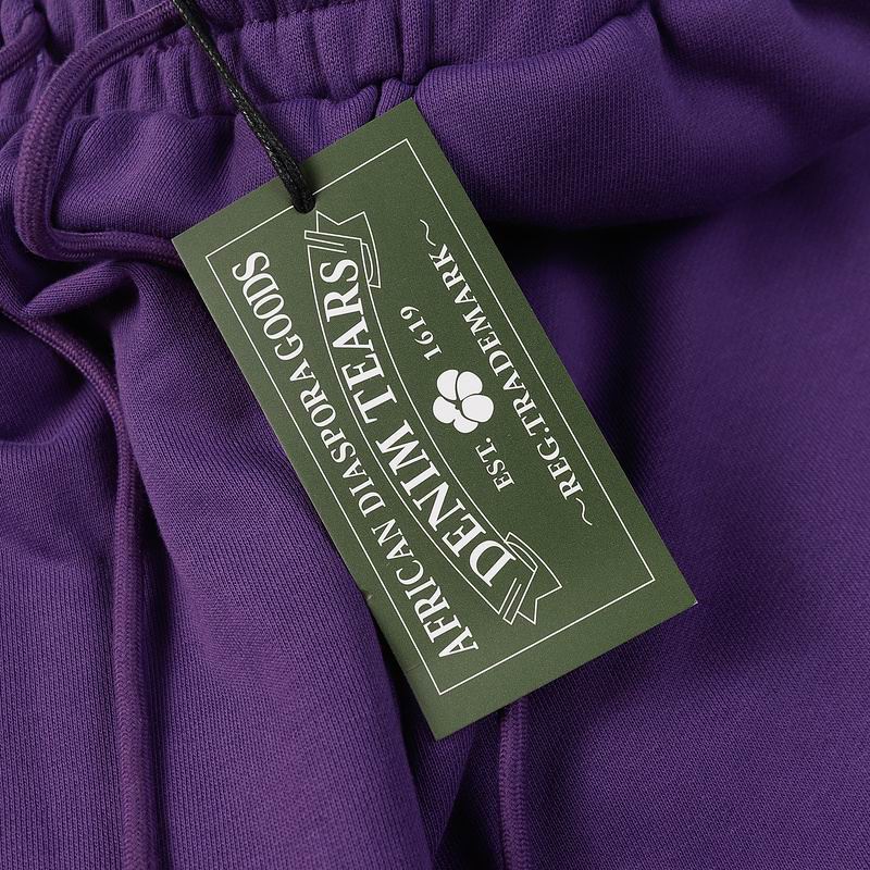 EM Sneakers Denim Tears The Cotton Wreath Sweatpants Purple