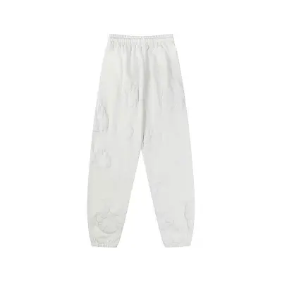 EM Sneakers Denim Tears The Cotton Wreath Sweatpants White 02