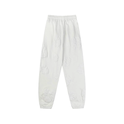 EM Sneakers Denim Tears The Cotton Wreath Sweatpants White 02