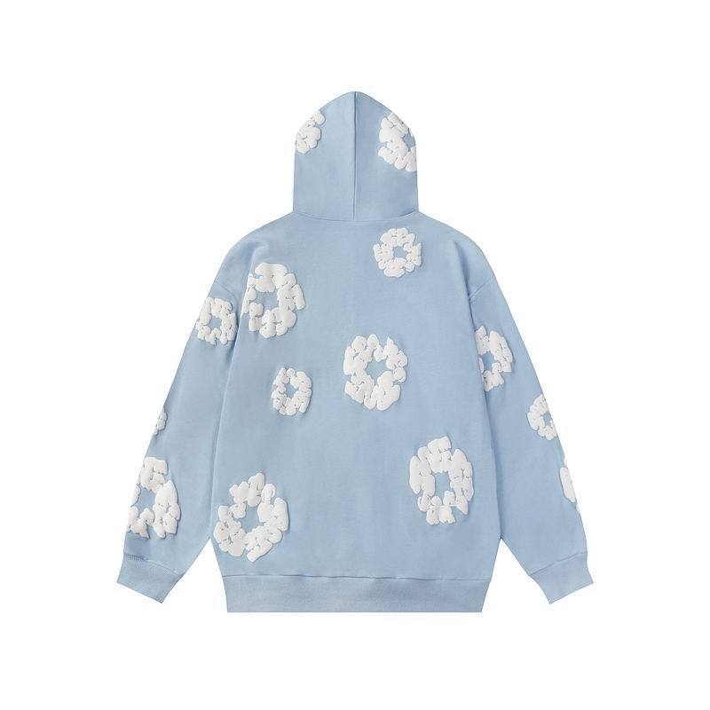 EM Sneakers Denim Tears The Cotton Wreath Sweatshirt Royal Baby Blue