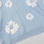EM Sneakers Denim Tears The Cotton Wreath Sweatshirt Royal Baby Blue