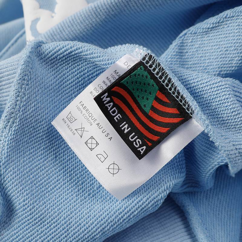 EM Sneakers Denim Tears The Cotton Wreath Sweatshirt Royal Baby Blue