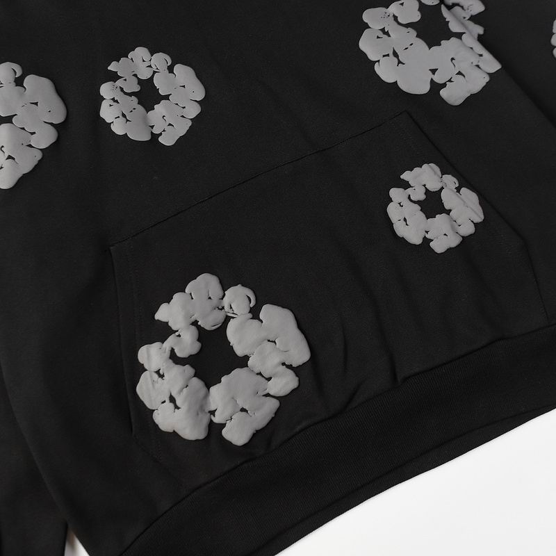 EM Sneakers Denim Tears The Cotton Wreath Sweatshirt Royal Black Monochrome