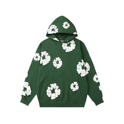 EM Sneakers Denim Tears The Cotton Wreath Sweatshirt Royal Green 01