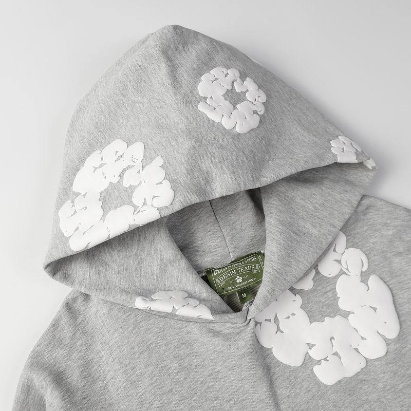 EM Sneakers Denim Tears The Cotton Wreath Sweatshirt Royal Grey