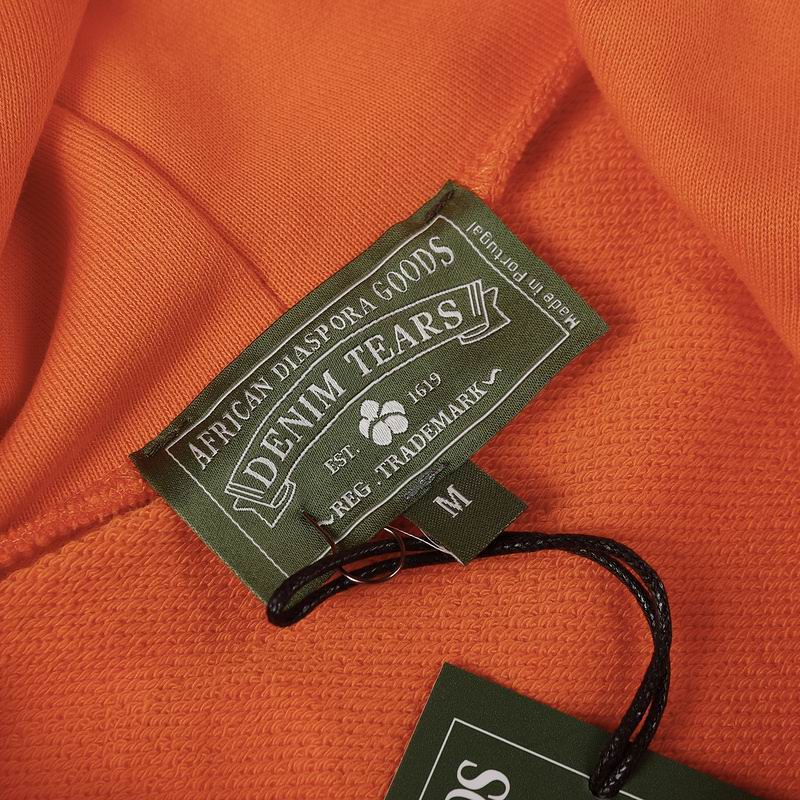 EM Sneakers Denim Tears The Cotton Wreath Sweatshirt Royal Orange