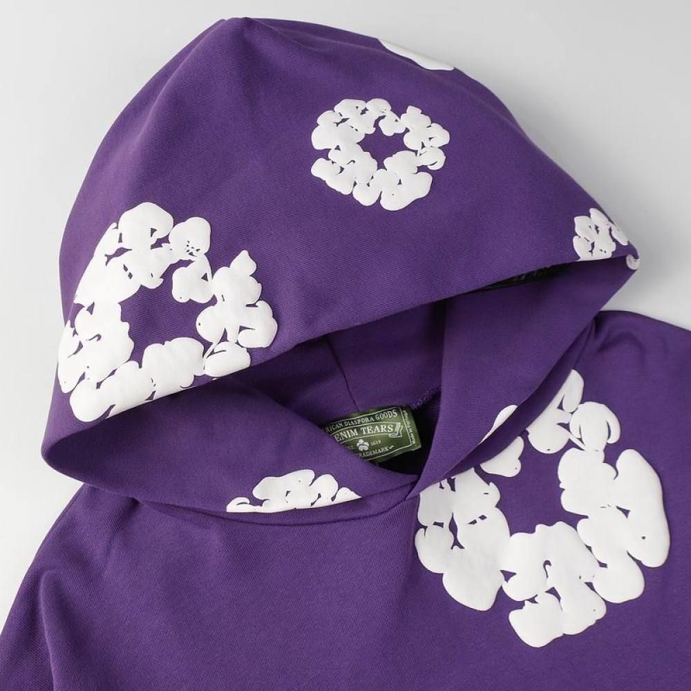 EM Sneakers Denim Tears The Cotton Wreath Sweatshirt Royal Purple