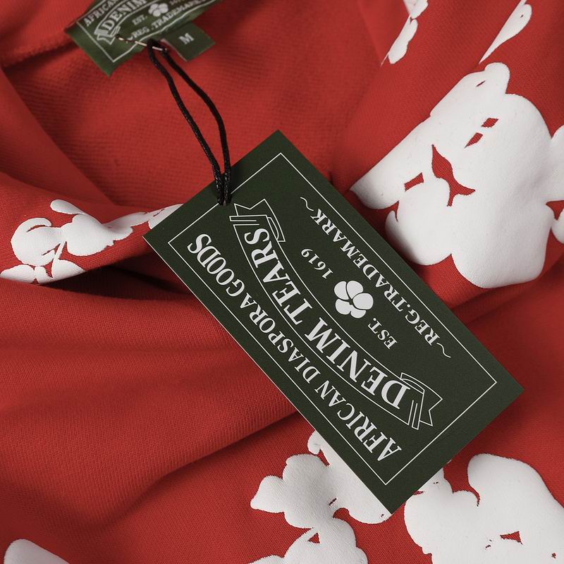 EM Sneakers Denim Tears The Cotton Wreath Sweatshirt Royal Red