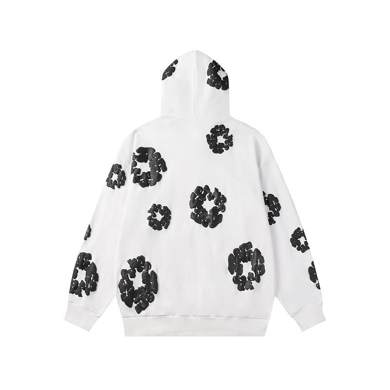 EM Sneakers Denim Tears The Cotton Wreath Sweatshirt Royal White and Black Flower