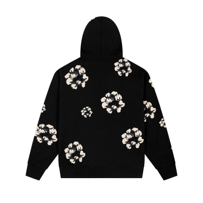 EM Sneakers Denim Tears x CPFM Cactus Tears Allover Print Hoodie Black 02