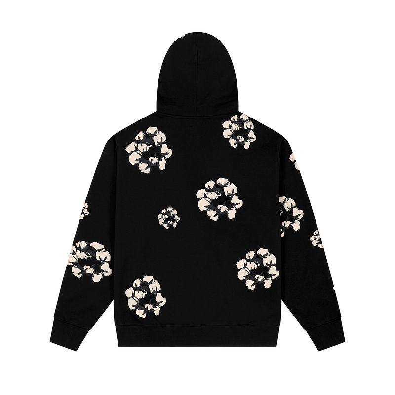 EM Sneakers Denim Tears x CPFM Cactus Tears Allover Print Hoodie Black