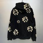 EM Sneakers Denim Tears x CPFM Cactus Tears Allover Print Hoodie Black