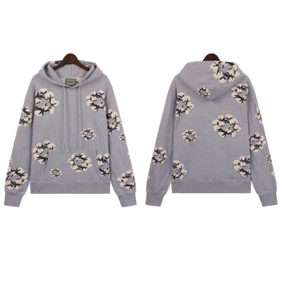 EM Sneakers Denim Tears x CPFM Cactus Tears Allover Print Hoodie Gray 01