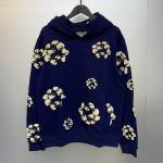 copy of EM Sneakers Denim Tears x CPFM Cactus Tears Allover Print Hoodie Navy
