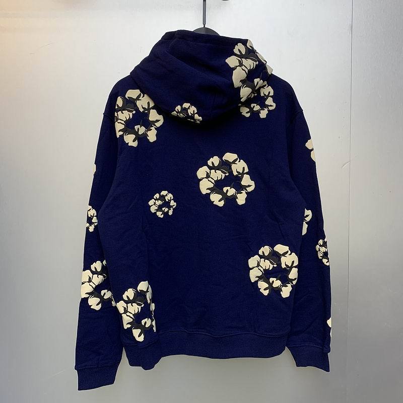 copy of EM Sneakers Denim Tears x CPFM Cactus Tears Allover Print Hoodie Navy