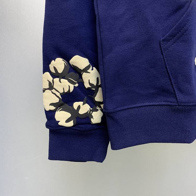 copy of EM Sneakers Denim Tears x CPFM Cactus Tears Allover Print Hoodie Navy