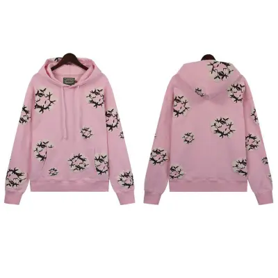 EM Sneakers Denim Tears x CPFM Cactus Tears Allover Print Hoodie Pink 01