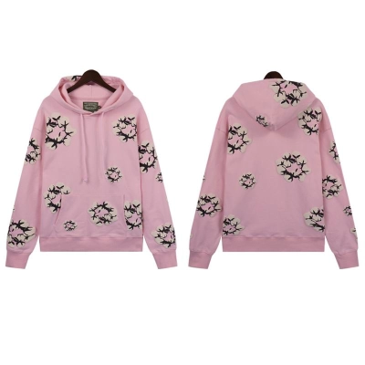EM Sneakers Denim Tears x CPFM Cactus Tears Allover Print Hoodie Pink 01