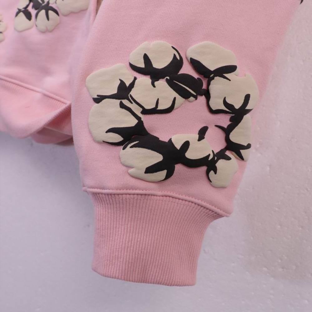 EM Sneakers Denim Tears x CPFM Cactus Tears Allover Print Hoodie Pink