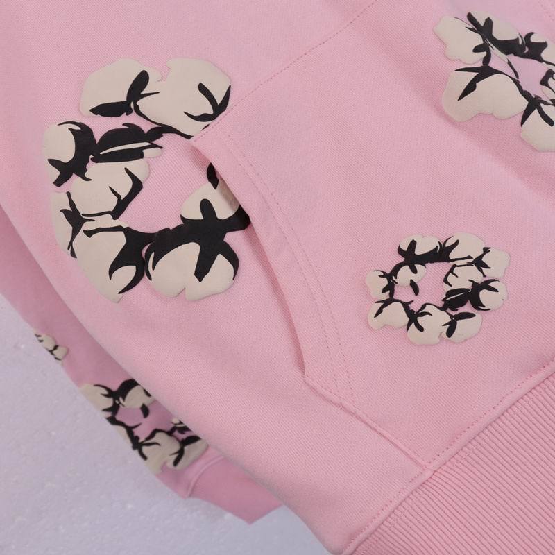 EM Sneakers Denim Tears x CPFM Cactus Tears Allover Print Hoodie Pink