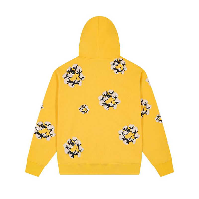 EM Sneakers Denim Tears x CPFM Cactus Tears Allover Print Hoodie Yellow