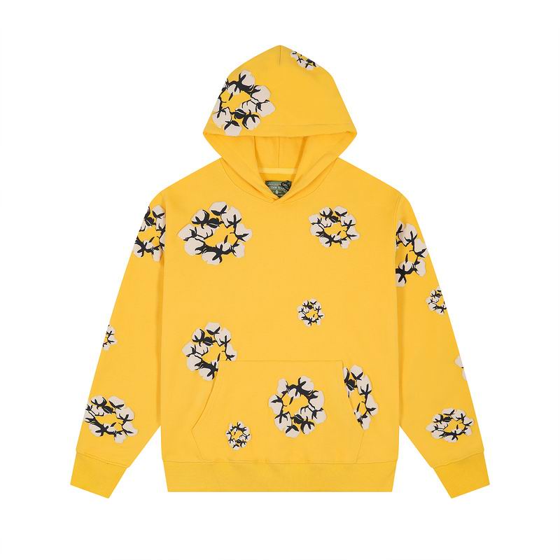 EM Sneakers Denim Tears x CPFM Cactus Tears Allover Print Hoodie Yellow