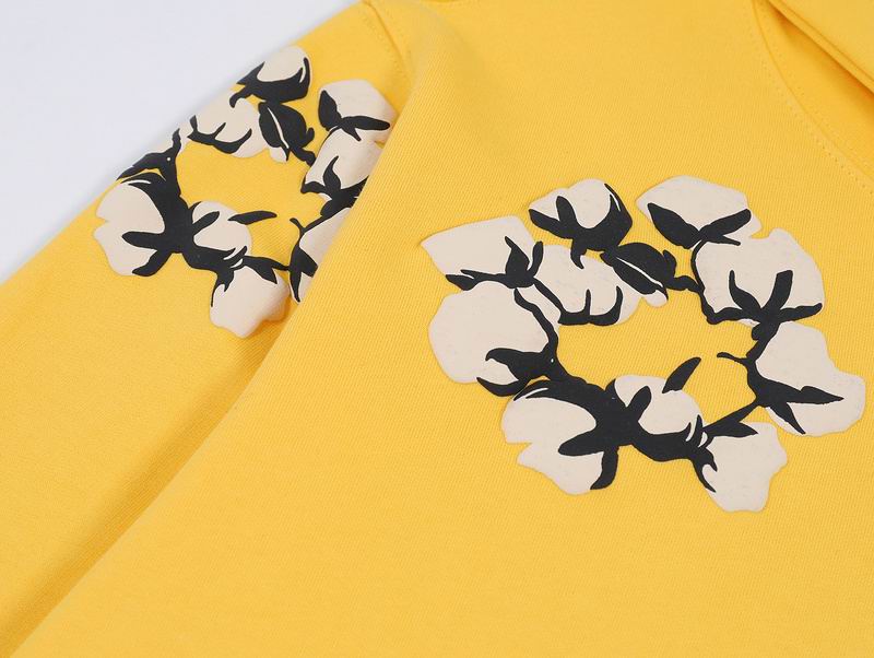 EM Sneakers Denim Tears x CPFM Cactus Tears Allover Print Hoodie Yellow